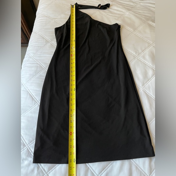 NWT Calvin Klein One Shoulder Sheath Dress with Attached Choker - Picture 11 of 15